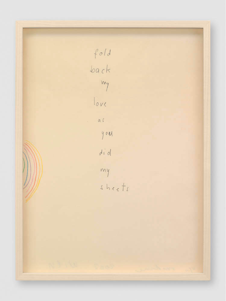 lines out to silence | UGO RONDINONE