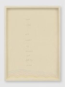 lines out to silence | UGO RONDINONE