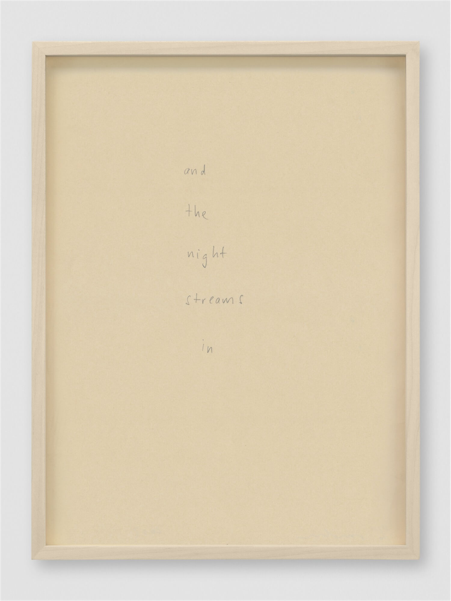 lines out to silence | UGO RONDINONE