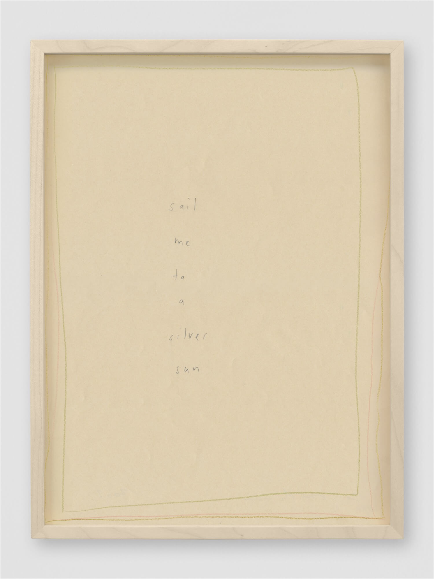 lines out to silence | UGO RONDINONE