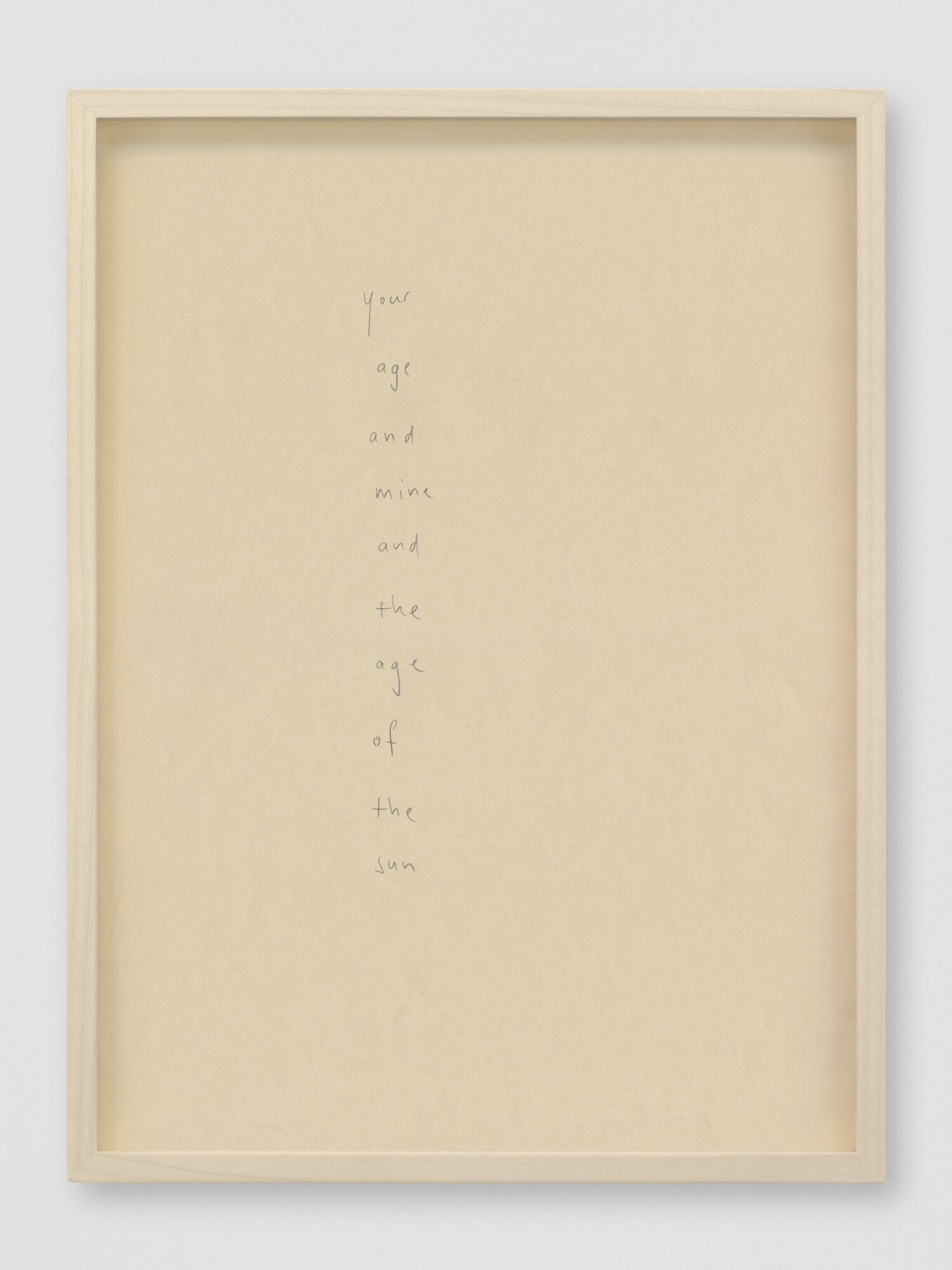 lines out to silence | UGO RONDINONE