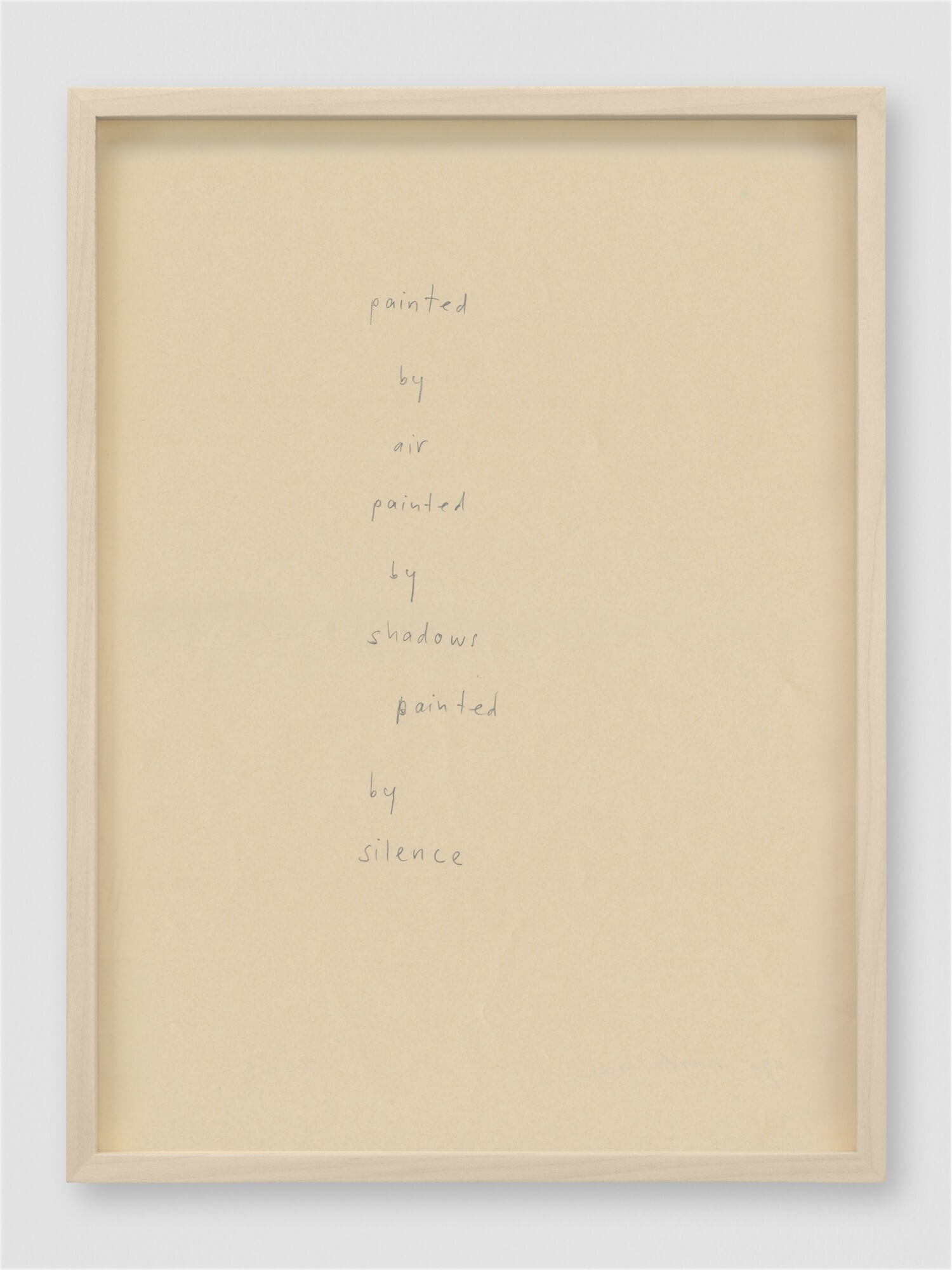 lines out to silence | UGO RONDINONE
