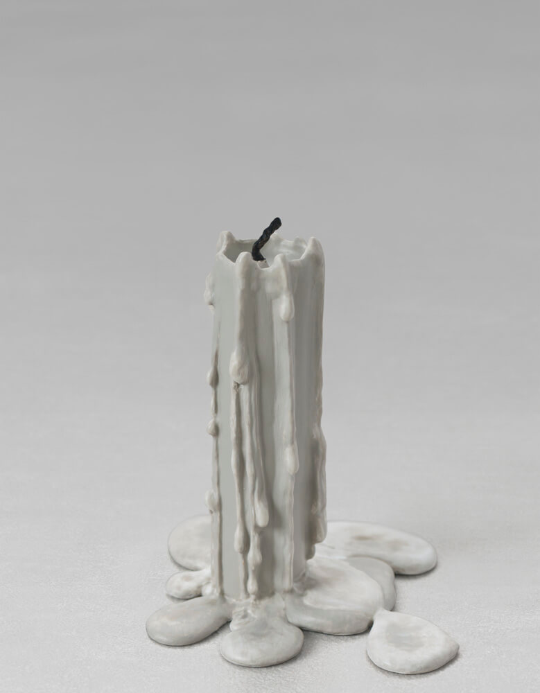 still.life. (smoke grey candle) | UGO RONDINONE