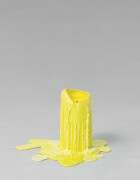 still.life. (neon yellow candle) | UGO RONDINONE