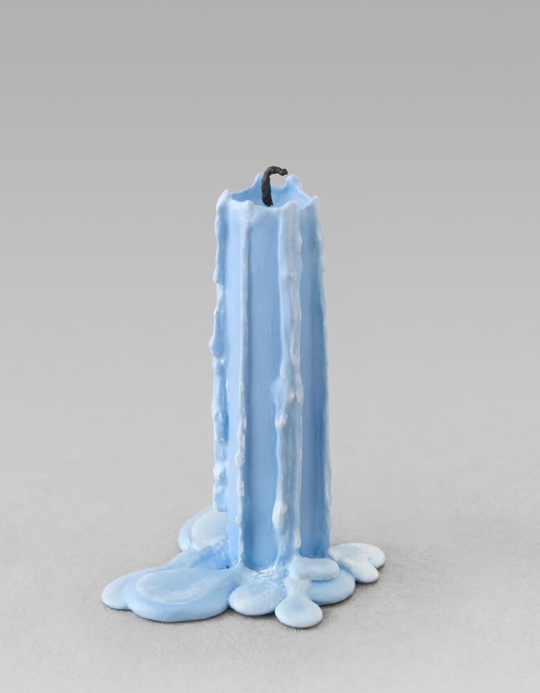 still.life. (ciel blue candle) | UGO RONDINONE