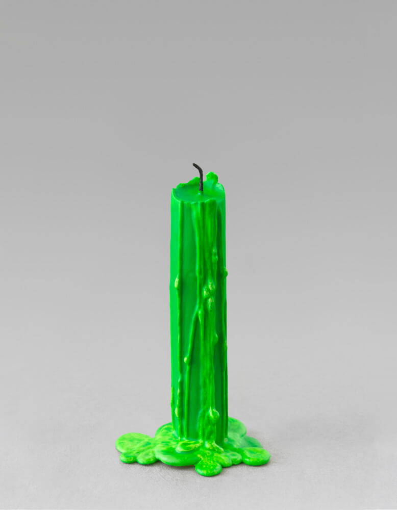 still.life. (dark green candle) | UGO RONDINONE