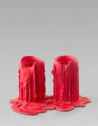 still.life. (carmine red candle) | UGO RONDINONE