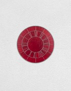 red clock | UGO RONDINONE