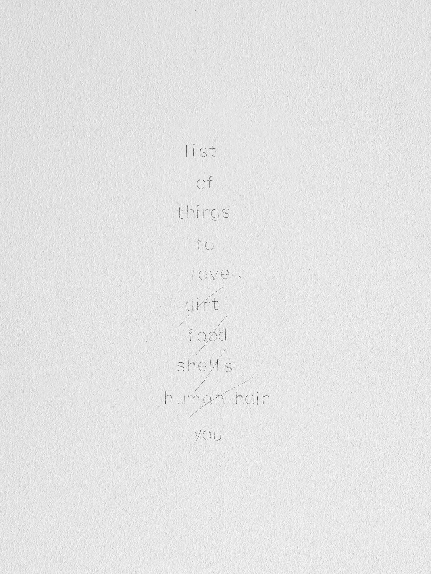 poem | UGO RONDINONE