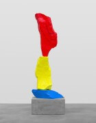 blue yellow red mountain | UGO RONDINONE