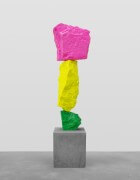 green yellow pink mountain | UGO RONDINONE