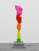 green yellow orange red pink mountain | UGO RONDINONE