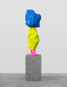 pink yellow blue mountain | UGO RONDINONE