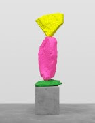 green yellow pink mountain | UGO RONDINONE