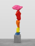 blue yellow orange red pink mountain | UGO RONDINONE