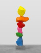 blue green pink red orange yellow mountain | UGO RONDINONE