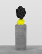 yellow black mountain | UGO RONDINONE