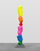 green blue pink red orange yellow mountain | UGO RONDINONE