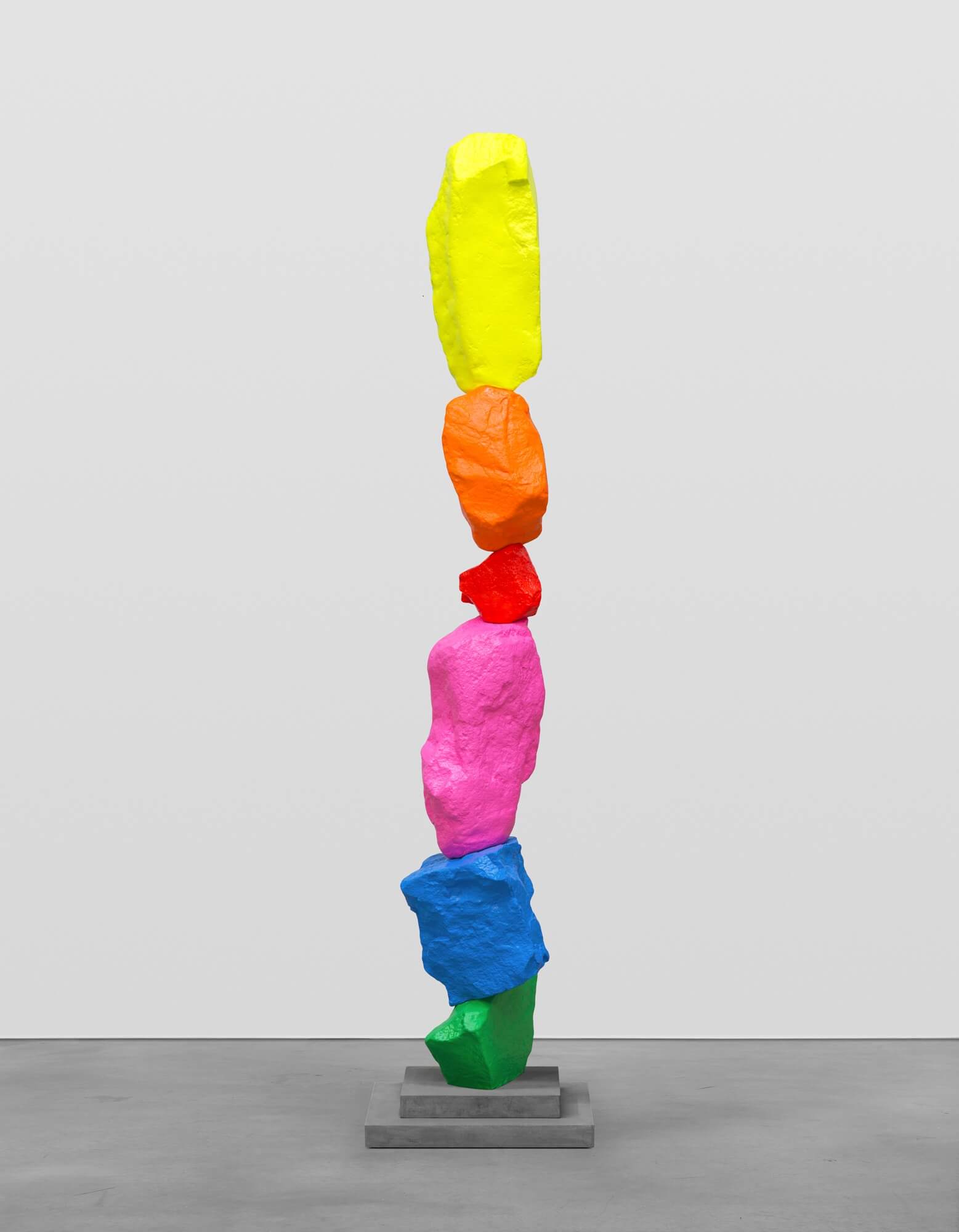 green blue pink red orange yellow mountain | UGO RONDINONE