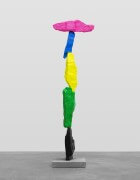 black green yellow blue pink mountain | UGO RONDINONE