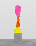 yellow orange pink mountain | UGO RONDINONE