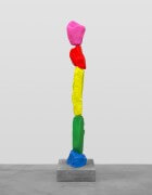 blue green yellow red pink mountain | UGO RONDINONE