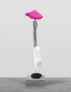 black white silver pink mountain | UGO RONDINONE
