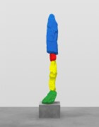 green yellow red blue mountain | UGO RONDINONE