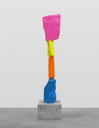 blue orange yellow pink mountain | UGO RONDINONE