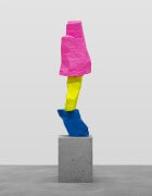 blue yellow pink mountain | UGO RONDINONE