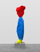 yellow blue red mountain | UGO RONDINONE