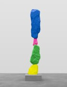yellow green pink blue mountain | UGO RONDINONE