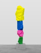 green pink blue yellow mountain | UGO RONDINONE