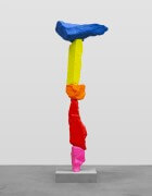 pink red orange yellow blue mountain | UGO RONDINONE