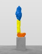 orange yellow blue mountain | UGO RONDINONE