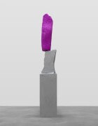 silver violet mountain | UGO RONDINONE
