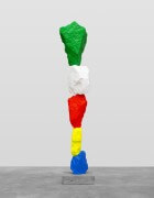 blue yellow red white green mountain | UGO RONDINONE