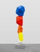 white yellow orange red blue mountain | UGO RONDINONE