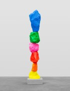 yellow orange red pink green blue mountain | UGO RONDINONE