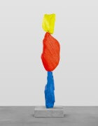 blue red yellow mountain | UGO RONDINONE
