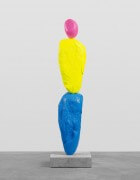 blue yellow pink mountain | UGO RONDINONE