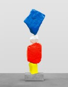 yellow red white blue mountain | UGO RONDINONE