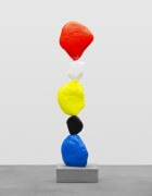 blue black yellow white red mountain | UGO RONDINONE