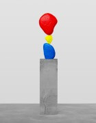 blue yellow red mountain | UGO RONDINONE