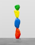 red blue yellow green mountain | UGO RONDINONE
