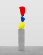 yellow blue red mountain | UGO RONDINONE