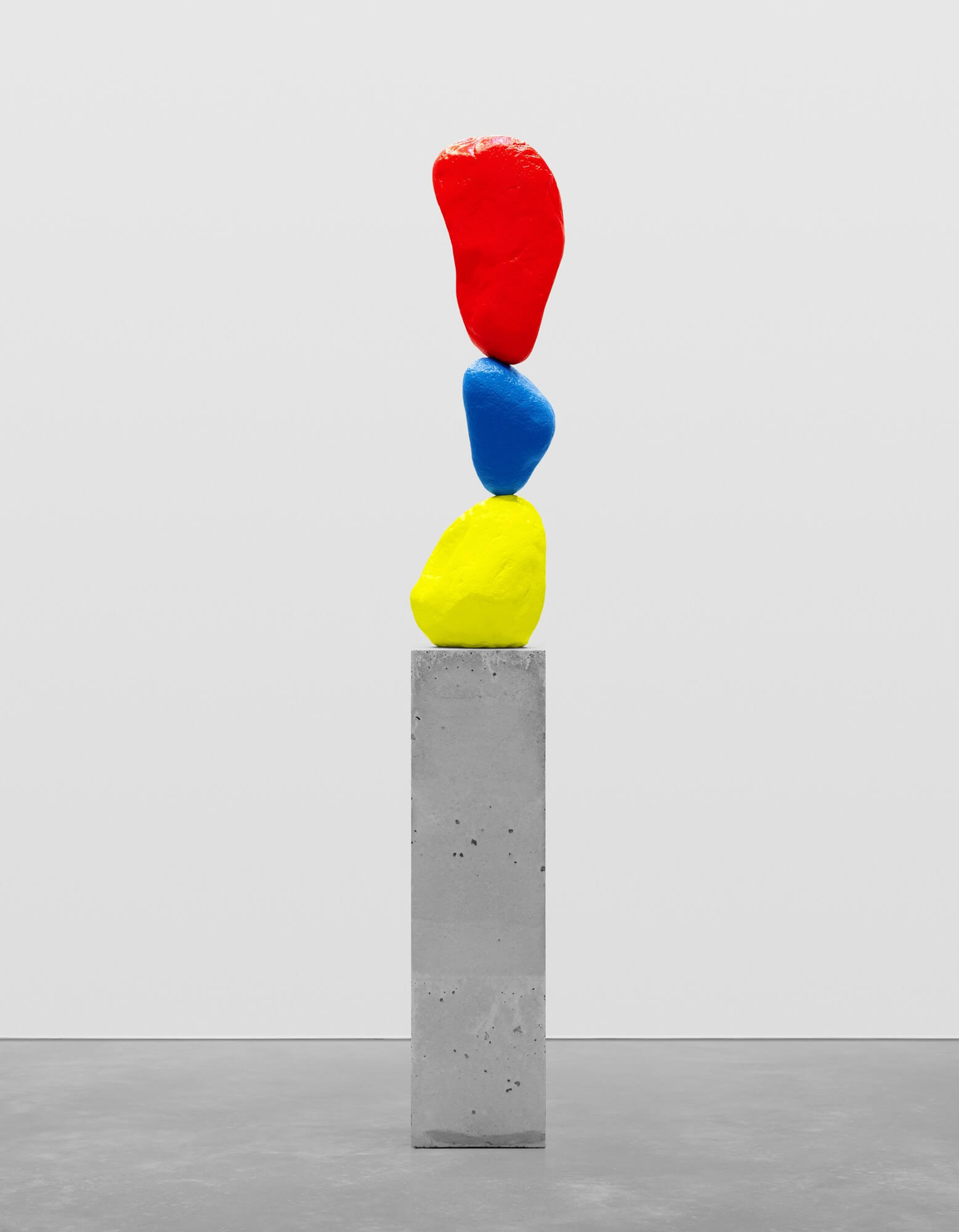 yellow blue red mountain | UGO RONDINONE