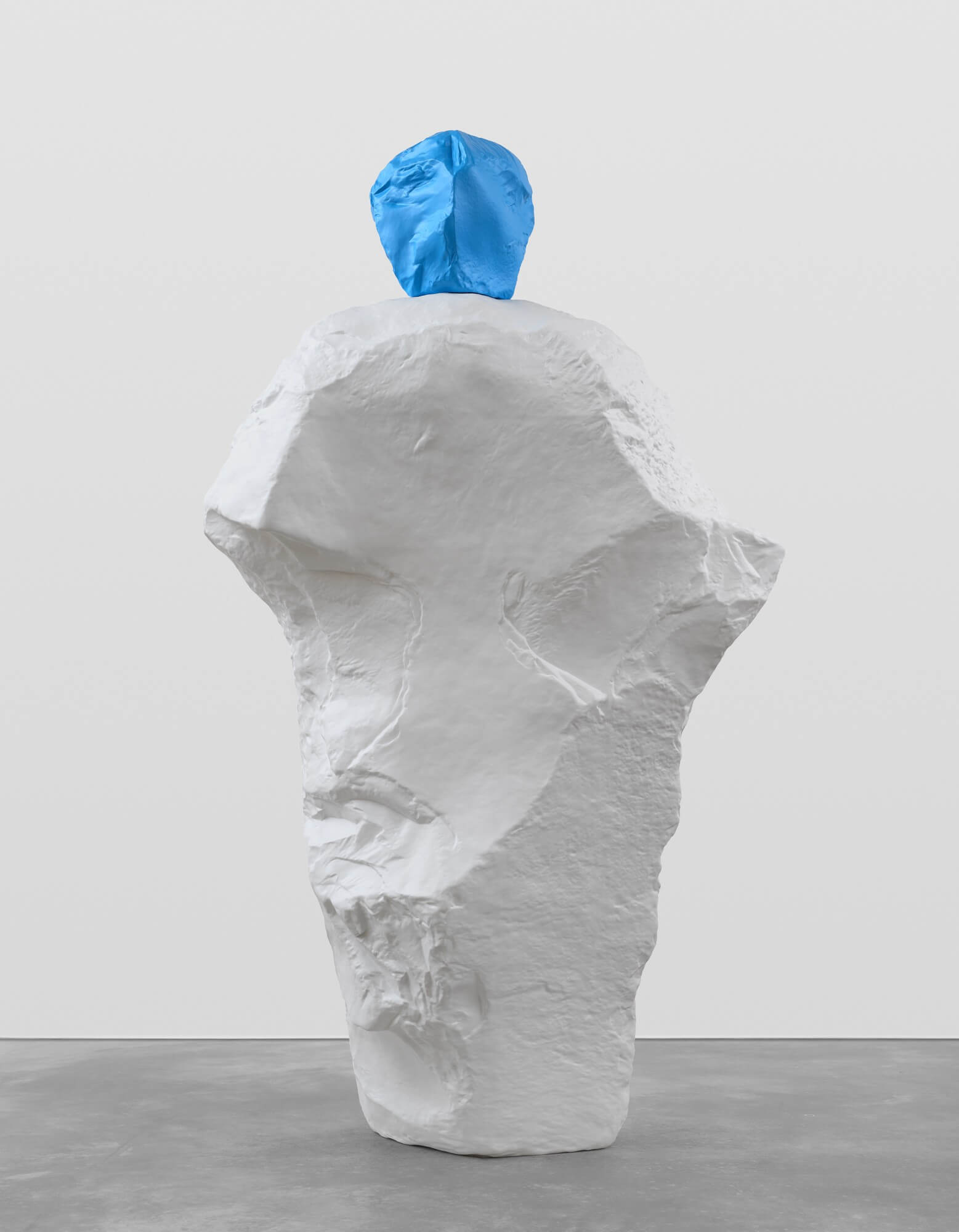 blue white monk | UGO RONDINONE