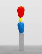 blue yellow red mountain | UGO RONDINONE