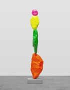 orange green yellow pink mountain | UGO RONDINONE